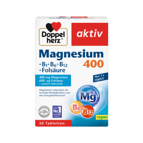 도펠헤르츠 마그네슘 400+B+엽산(캡슐)